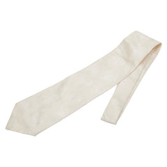 ヴェルサーチェ メデューサロゴ ネクタイ ベージュ シルク メンズ VERSACE 【中古】