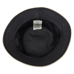 フェンディ ズッカ バケットハット 帽子 サイズM（58） FXQ697 ブラウン ポリエステル コットン レザー レディース FENDI 【中古】