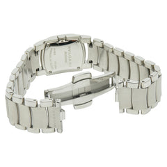 ブルガリ アショーマ 腕時計 AA26S クオーツ ホワイト文字盤 ステンレススチール レディース BVLGARI 【中古】