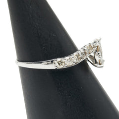 750 ダイヤ リング 指輪 レディース 13.5号 【中古】