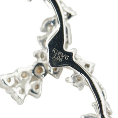 K18WG ホワイトゴールド ダイヤ1.06ct ハートモチーフ ペンダントトップ レディース 【中古】