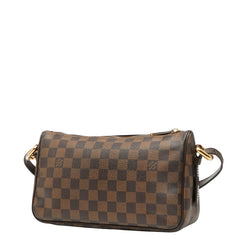 ルイ ヴィトン ダミエ ラヴェッロGM ショルダーバッグ N60006 ブラウン PVC レザー レディース LOUIS VUITTON 【中古】