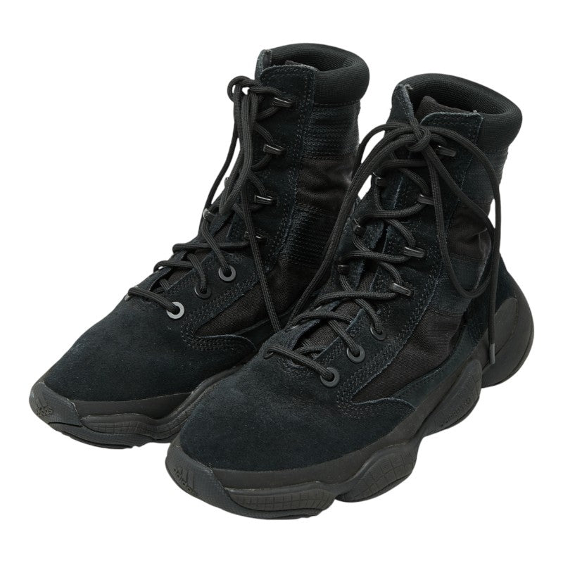 アディダス YEEZY 500 イージー ハイ タクティカル ブーツ スニーカー サイズ：26 IG4693 ブラック ポリエステル レザー メンズ adidas 【中古】
