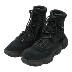 アディダス YEEZY 500 イージー ハイ タクティカル ブーツ スニーカー サイズ：26 IG4693 ブラック ポリエステル レザー メンズ adidas 【中古】