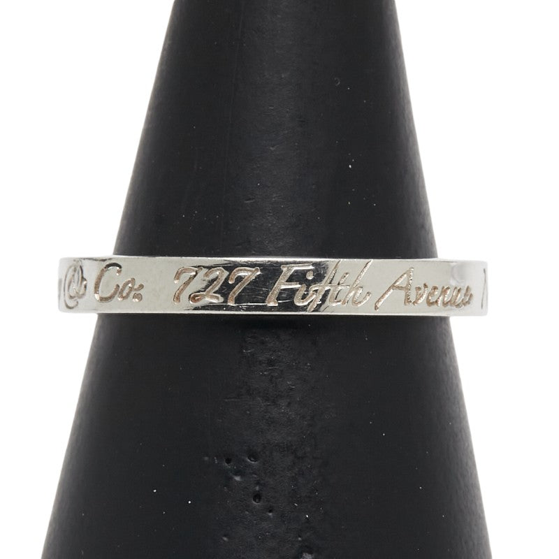 ティファニー ノーツナロー ニューヨーク リング 指輪 SV925 シルバー レディース TIFFANY&Co. 【中古】
