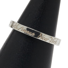 ティファニー ノーツナロー ニューヨーク リング 指輪 SV925 シルバー レディース TIFFANY&Co. 【中古】