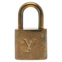 ルイ ヴィトン カデナ 南京錠 キー セット ゴールド メッキ レディース LOUIS VUITTON 【中古】