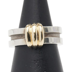 ティファニー グルーブドウィズ リング 指輪 シルバー ゴールド SV925 シルバー K18YG イエローゴールド レディース TIFFANY&Co. 【中古】