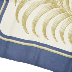 エルメス カレ90 TIGRE ROYAL 王者の虎 スカーフ ブルー マルチカラー レディース HERMES 【中古】