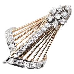 金ベースコンビ ダイヤ0.54ct ペンダントトップ レディース 【中古】