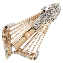 金ベースコンビ ダイヤ0.54ct ペンダントトップ レディース 【中古】