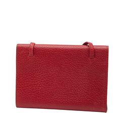 グッチ 斜め掛け ショルダーウォレット 030 281 0688 レッド レザー レディース GUCCI 【中古】