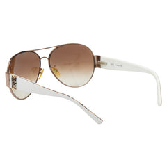 ジバンシー ロゴ サングラス SGV413 ブラウン ホワイト プラスチック レディース Givenchy 【中古】