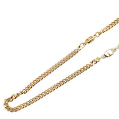 ディオール CDロゴ ロングネックレス ゴールド メッキ レディース Dior 【中古】