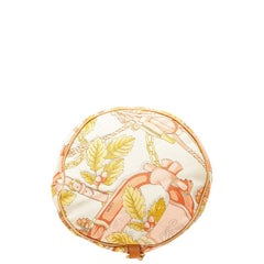 ロエベ アナグラム ボタニカル モチーフ 肩掛 トートバッグ ショルダーバッグ ベージュ マルチカラー キャンバス レザー レディース LOEWE 【中古】