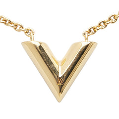 ルイ ヴィトン エッセンシャルV ネックレス M61083 ゴールド メッキ レディース LOUIS VUITTON 【中古】