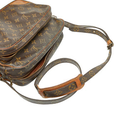 ルイ ヴィトン モノグラム ナイル 斜め掛け ショルダーバッグ M45244 ブラウン PVC レザー レディース LOUIS VUITTON 【中古】