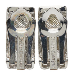 ディオール ロゴ イヤリング シルバー メタル レディース Dior 【中古】