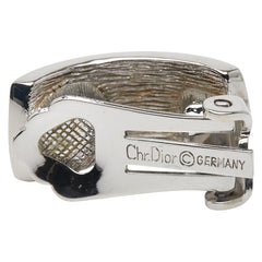 ディオール ロゴ イヤリング シルバー メタル レディース Dior 【中古】