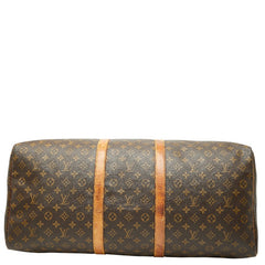 ルイ ヴィトン モノグラム キーポル60 ボストンバッグ トラベルバッグ M41422 ブラウン PVC レザー レディース LOUIS VUITTON 【中古】