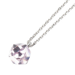 スワロフスキー クリスタル ネックレス シルバー パープル メタル レディース SWAROVSKI 【中古】