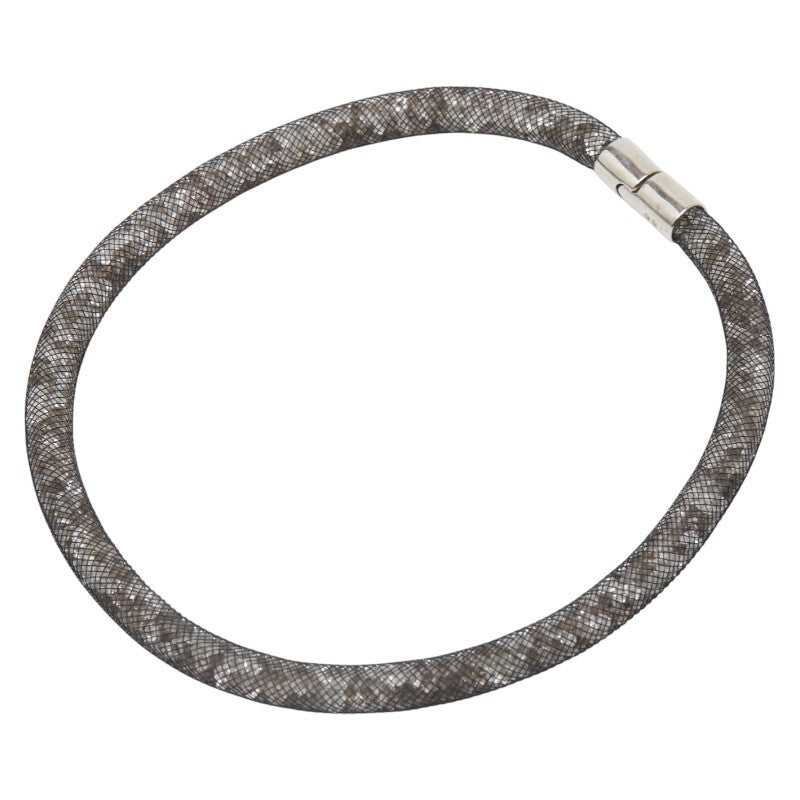 スワロフスキー スターダスト チョーカー シルバー ブラック メタル レディース SWAROVSKI 【中古】