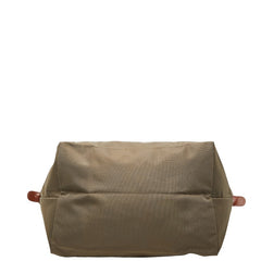 ロンシャン LE PLIAGE ORIGINAL ル プリアージュ M ハンドバッグ トートバッグ カーキグリーン ナイロン レザー レディース Longchamp 【中古】