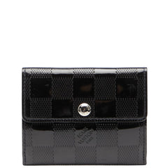 ルイ ヴィトン ダミエ ヴェルニ ラドロー コインケース カードケース M92136 ブラック パテントレザー レディース LOUIS VUITTON 【中古】