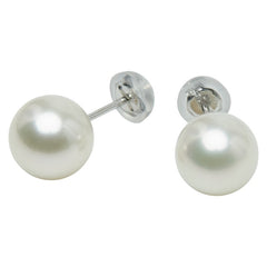 Pt900 プラチナ アコヤパール8.8mm ピアス レディース 【中古】