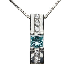 Pt950 プラチナ Pt850 プラチナ ダイヤ0.337ct ダイヤ0.10ct ネックレス レディース 【中古】