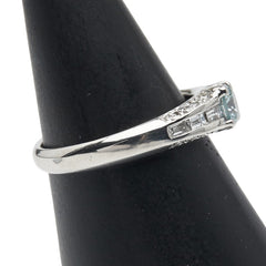 Pt900 プラチナ ダイヤ0.503ct ダイヤ0.40ct リング 指輪 レディース 16号 【中古】