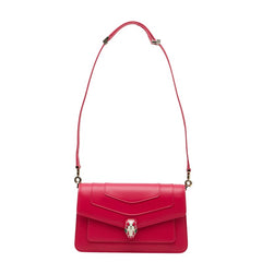 ブルガリ セルペンティ フォーエバー ショルダーバッグ ピンク レザー レディース BVLGARI 【中古】