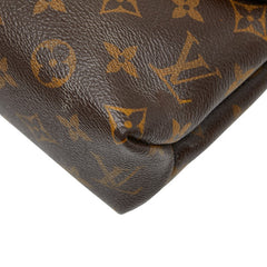 ルイ ヴィトン モノグラム サン プラシード チェーン ショルダーバッグ M43713 ブラウン スリーズ レッド PVC レザー レディース LOUIS VUITTON 【中古】