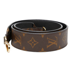 ルイ ヴィトン モノグラム ショルダーストラップ J02288 ブラウン ブラック PVC レザー レディース LOUIS VUITTON 【中古】