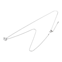 Pt900 プラチナ Pt850 プラチナ ダイヤ0.258ct ペンダントネックレス レディース 【中古】