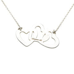 ティファニー トリプルハート ネックレス SV925 シルバー レディース TIFFANY&Co. 【中古】