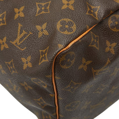 ルイ ヴィトン モノグラム スピーディ35 ハンドバッグ ボストンバッグ 旅行用バッグ M41524 ブラウン PVC レザー レディース LOUIS VUITTON 【中古】