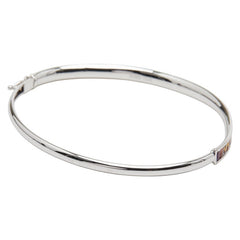 K18WG ホワイトゴールド カラーストーン4.50ct ブレスレット レディース 【中古】
