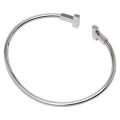 ティファニー K18WG ホワイトゴールド T ワイヤー ブレスレット レディース TIFFANY&Co. 【中古】