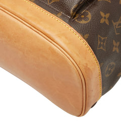ルイ ヴィトン モノグラム モンスリMM リュック バックパック M51136 ブラウン PVC レザー レディース LOUIS VUITTON 【中古】