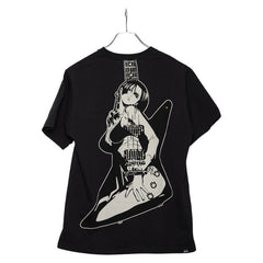 ヒステリックグラマー ×ONE PIECE BOA.HANCOCK EXPLORER Tシャツ サイズM 02253CT14 ブラック マルチカラー コットン メンズ HYSTERIC GLAMOUR 【中古】