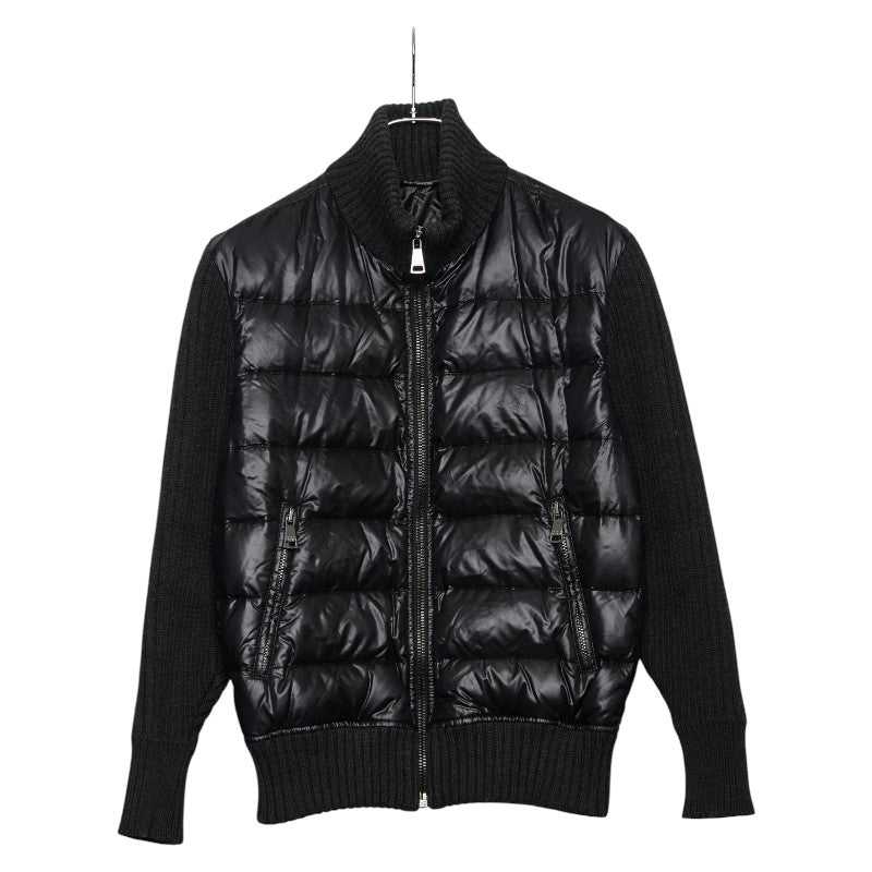 ドルチェアンドガッバーナ ブルゾン ニットジャケット サイズ：44 ブラック グレー ナイロン ウール メンズ DOLCE&GABBANA 【中古】