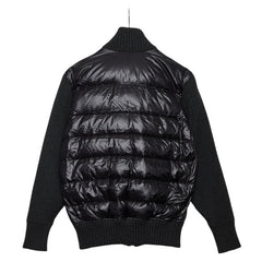 ドルチェアンドガッバーナ ブルゾン ニットジャケット サイズ：44 ブラック グレー ナイロン ウール メンズ DOLCE&GABBANA 【中古】