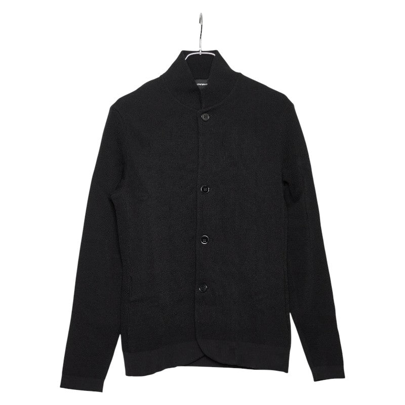 アルマーニ カーディガン サイズ：44 ブラック ビスコース/ポリアミド メンズ ARMANI 【中古】