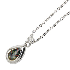 バーバリー ノバチェック ネックレス シルバー ブラック メタル レディース BURBERRY 【中古】