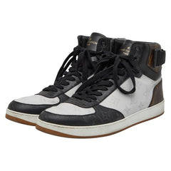 ルイ ヴィトン モノグラム リヴォリライン スニーカー ハイカット サイズ9 1A44VS ホワイト マルチカラー PVC メンズ LOUIS VUITTON 【中古】