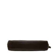 プラダ 三角ロゴプレート ハンドバッグ ブラウン グリーン ナイロン レザー レディース PRADA 【中古】