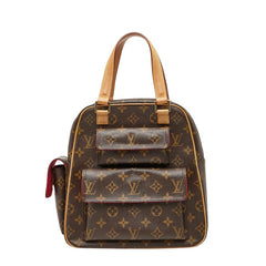 ルイ ヴィトン モノグラム エクサントリ シテ ハンドバッグ M51161 ブラウン PVC レザー レディース LOUIS VUITTON 【中古】