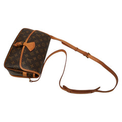 ルイ ヴィトン モノグラム ソローニュ 斜め掛け ショルダーバッグ M42250 ブラウン PVC レザー レディース LOUIS VUITTON 【中古】