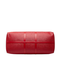 ルイ ヴィトン エピ キーポル55 ボストンバッグ M42957 カスティリアンレッド レザー レディース LOUIS VUITTON 【中古】